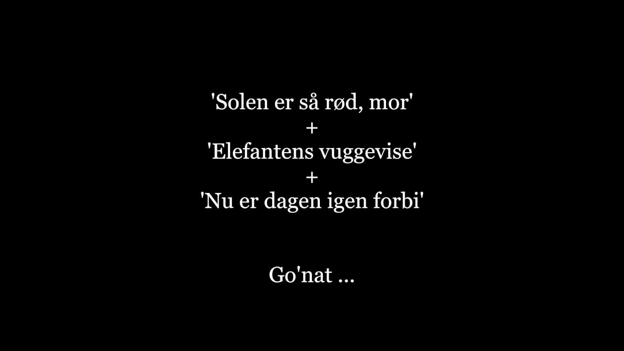 Tre godnatsange (Three Danish Lullabies)