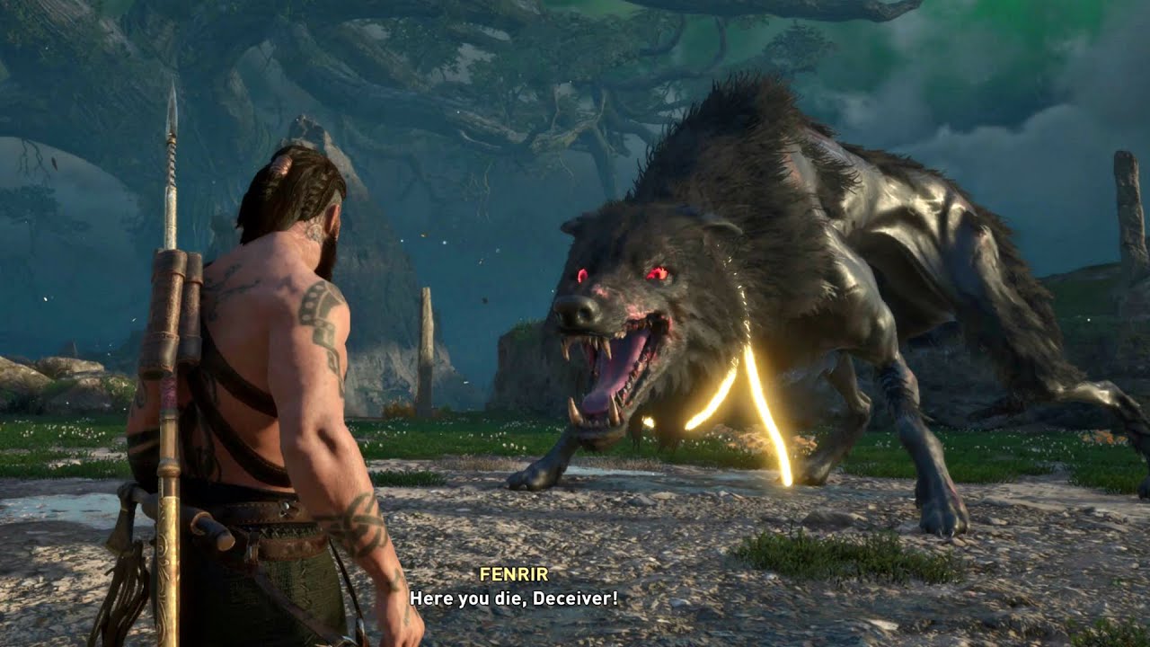 Assassin's Creed Valhalla - FENRIR Final Boss & Ending (Asgard World Ending) Son of Loki 4K HD