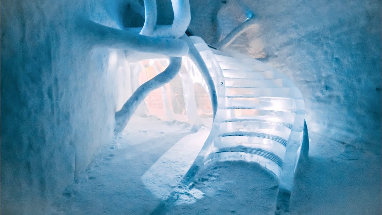 Sleeping in a -10C hotel made ENTIRELY OF ICE!