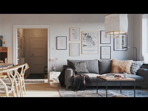 Warm And Cozy Scandinavian Interiors [Visualized]