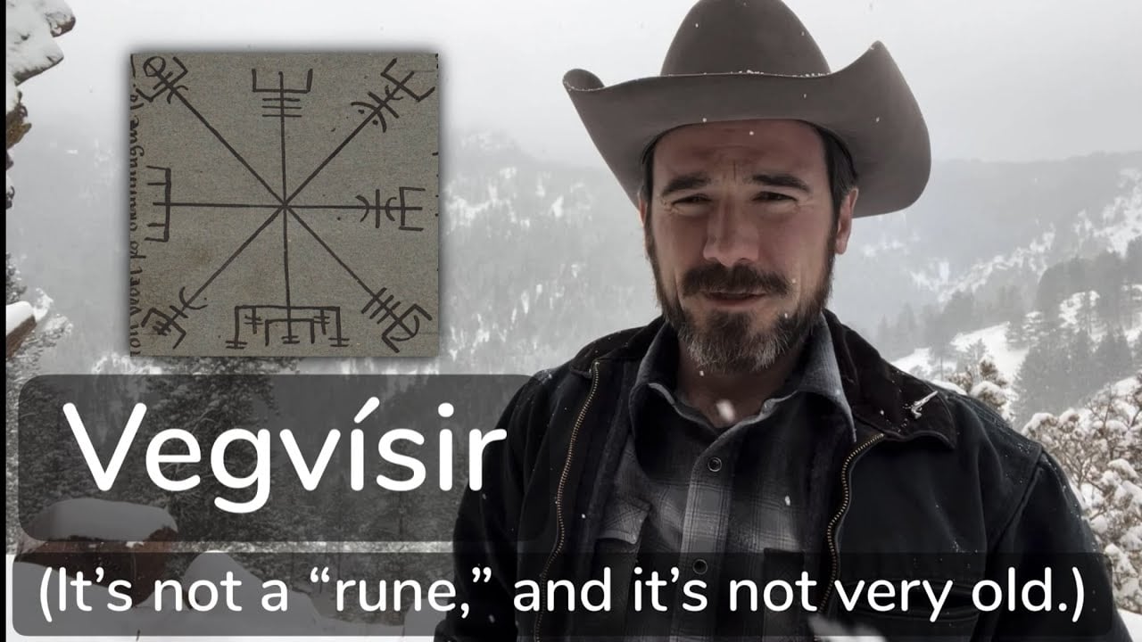 Vegvísir (wrongly called "Viking Compass")