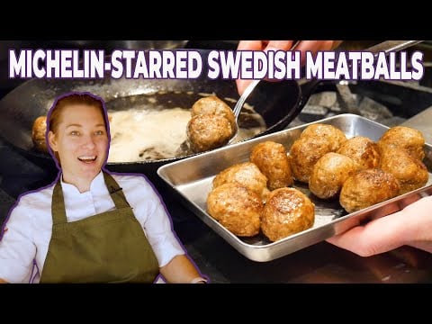MICHELIN-STARRED Swedish Meatballs | Aquavit New York City | The Daily Meal