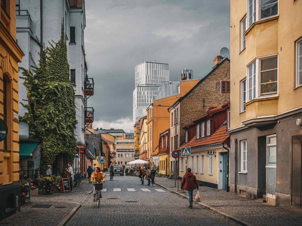 A street in stockholm, sweden.