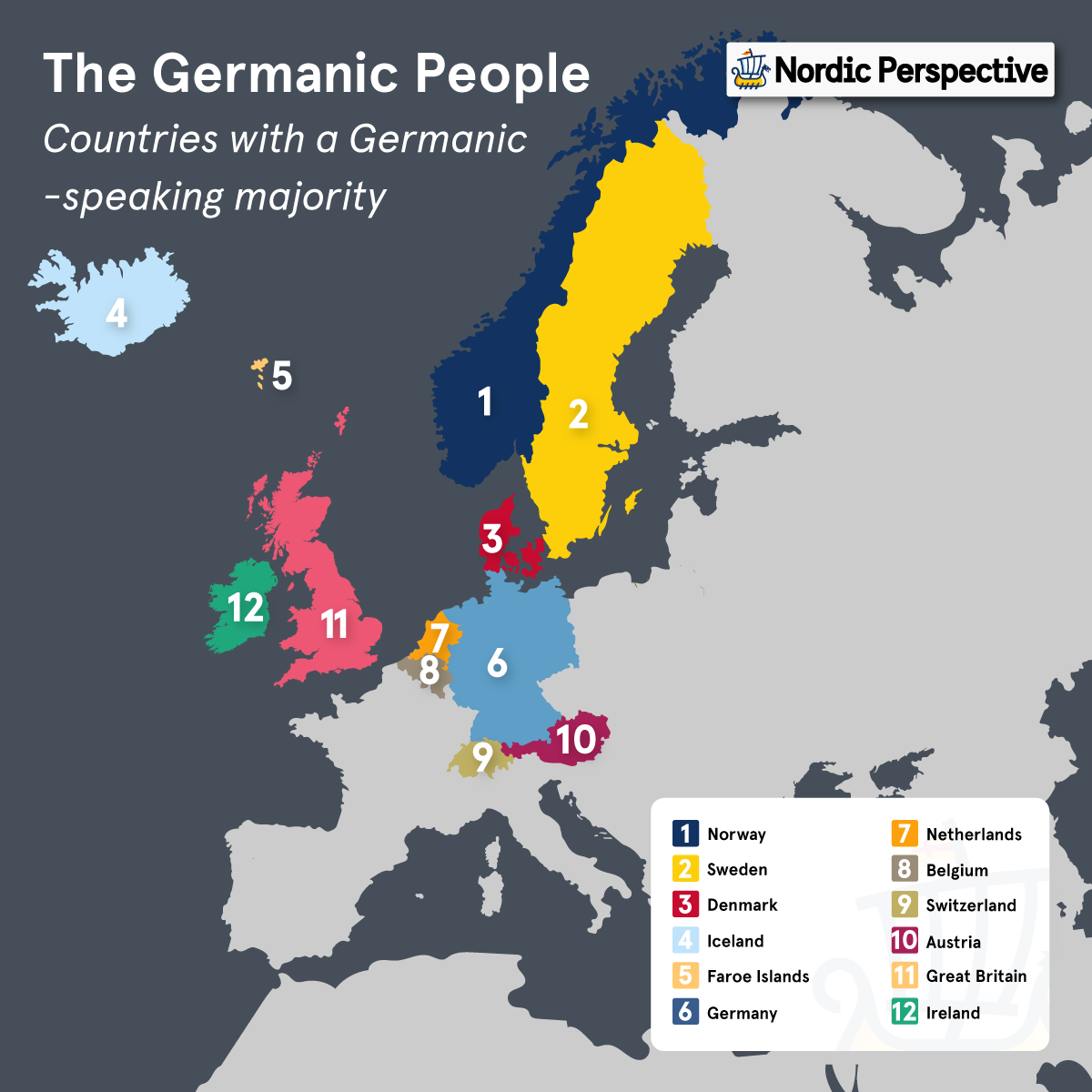 map germanic people europe