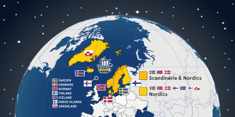 map scandinavia europe world globe nordicperspective 900