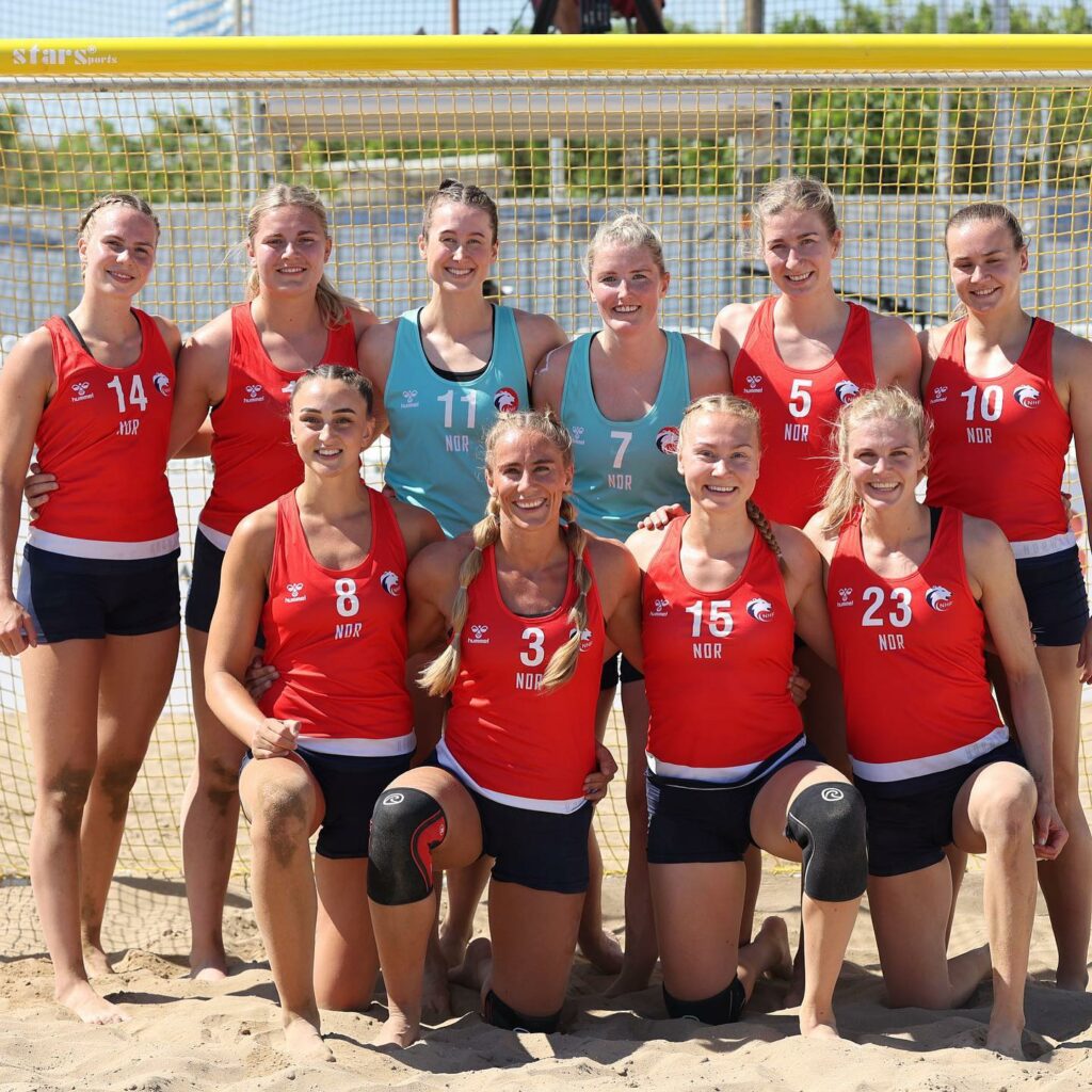 norwegian beach handball womens team