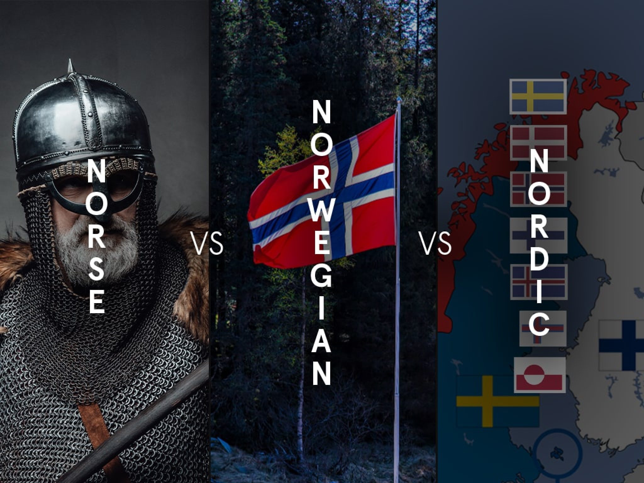 Norse vs. Norwegian vs. Nordic Differences Explained
