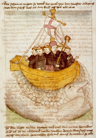 Saint brendan german manuscript