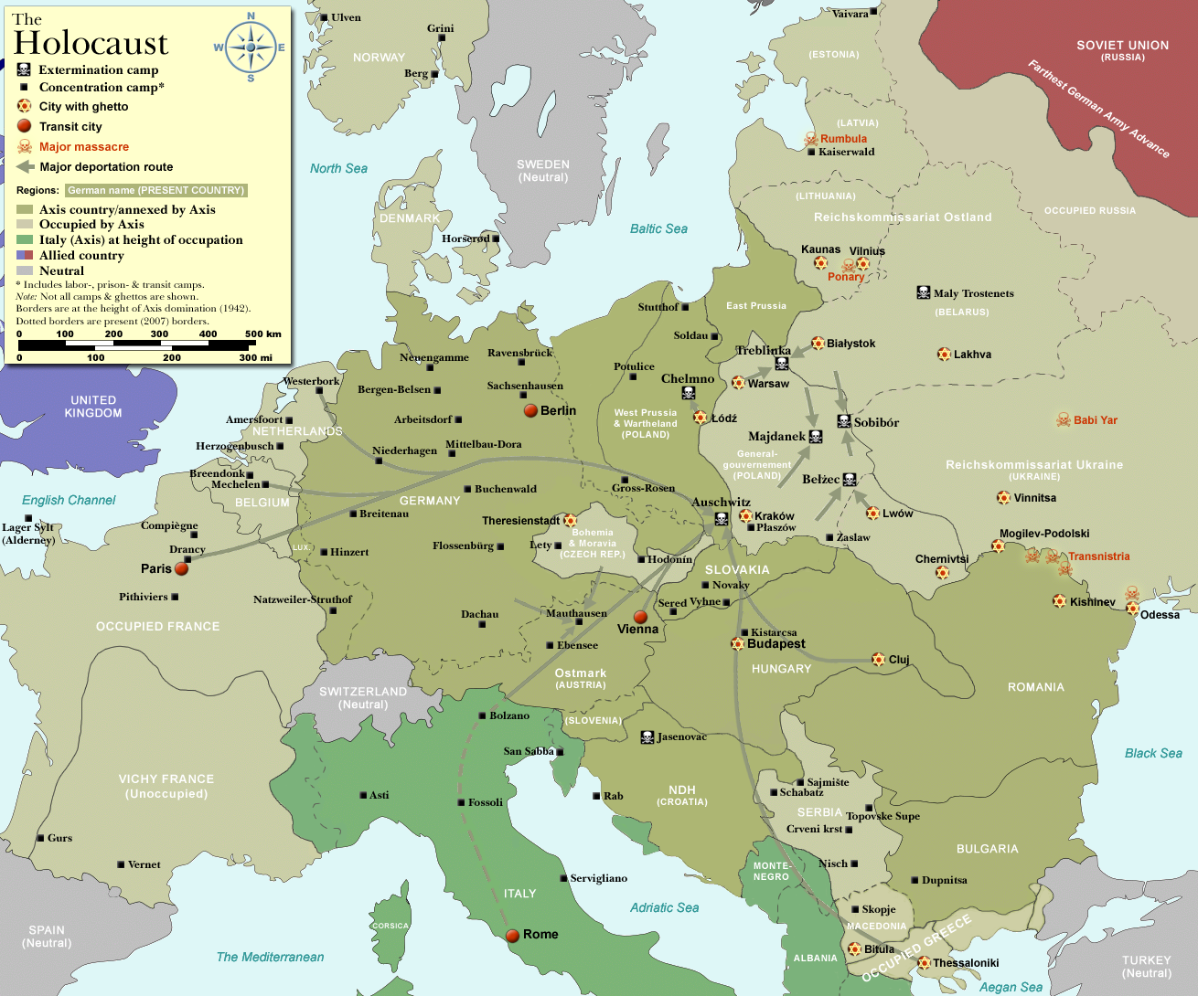 WW2 Holocaust Europe