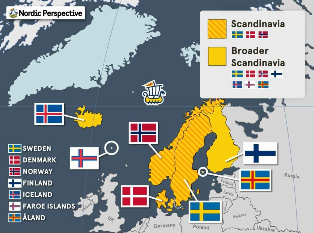 map broader scandinavia europe world globe detailed 2022 2