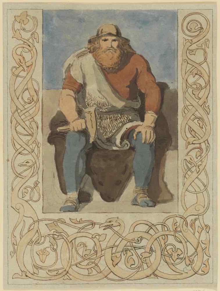 AEsir Thor By Lorenz Frolich c. 1820 1908 Public Domain via Creative Commons and the National Museum of Stockholm Sweden