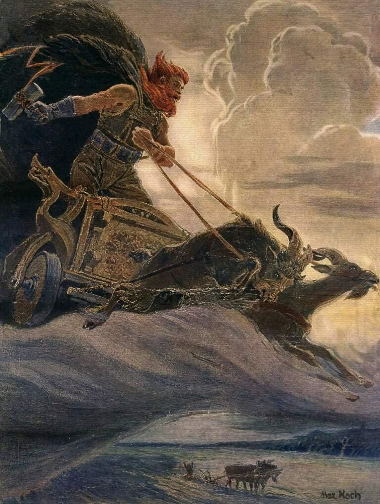 Thor in Norse Mythology: The Strong God of Thunder & Farmers