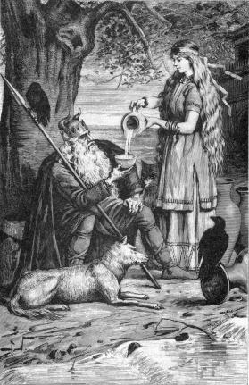 Odin und Saga