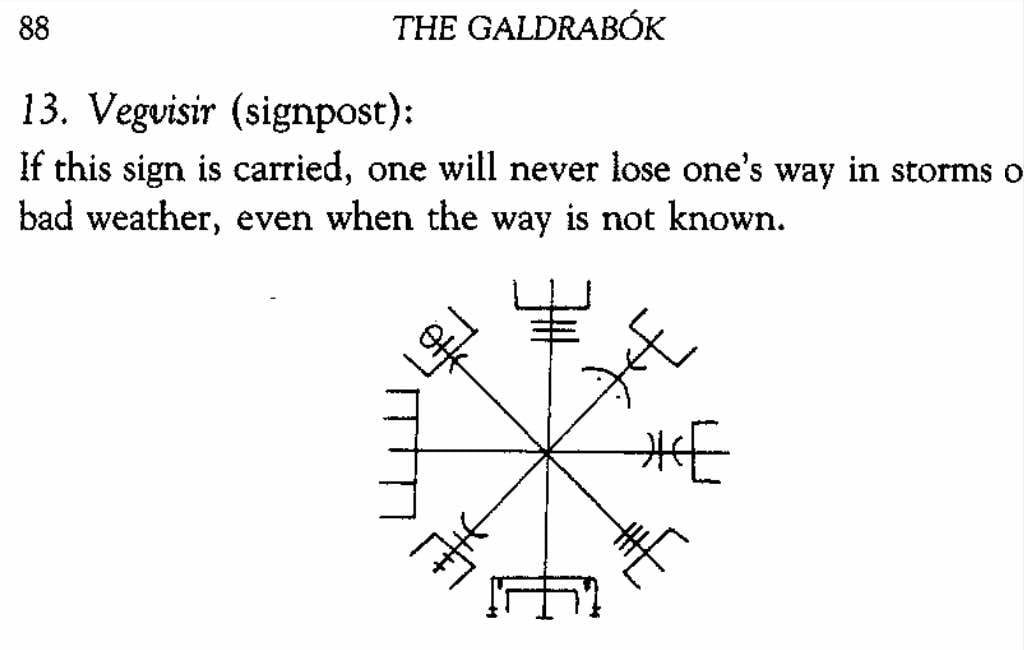 galdrabok vegvisir s flowers