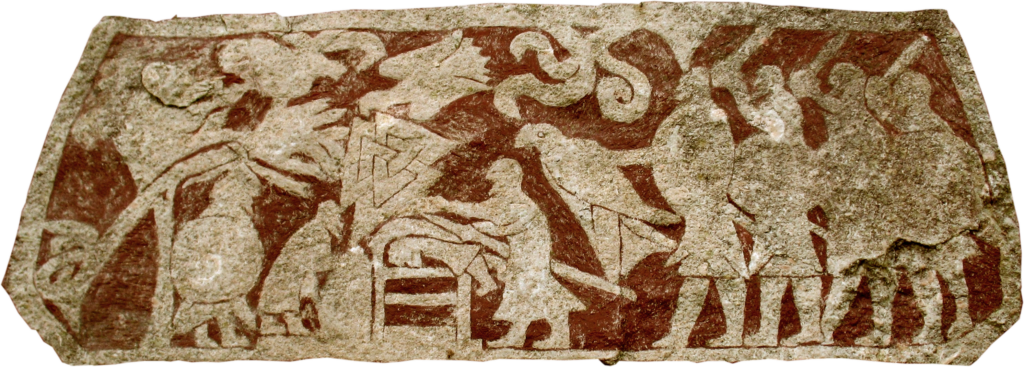 Sacrificial scene on Stora Hammars