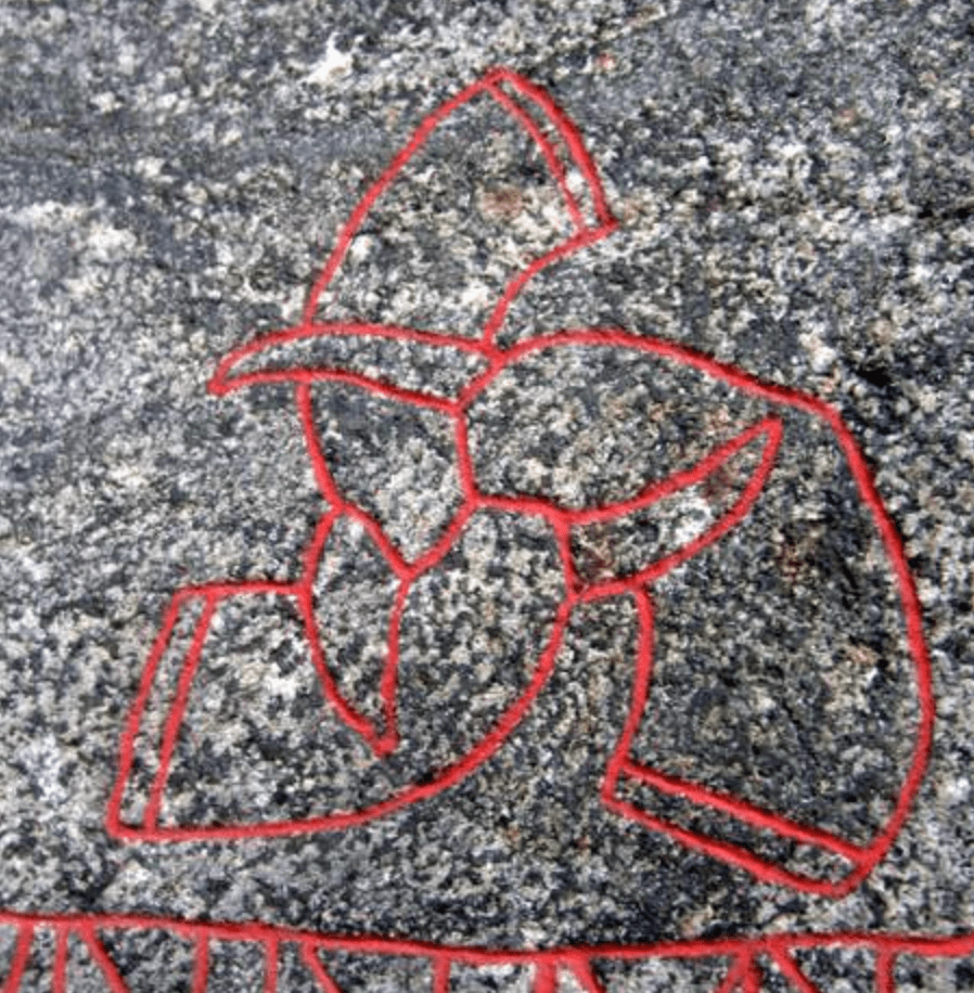 triskele Snoldelev Stone Ramsoe Denmark