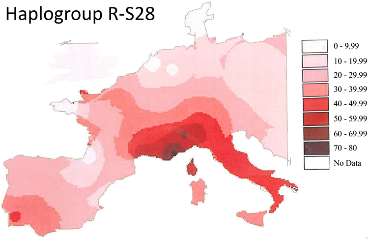 Haplogroup r s8 map.